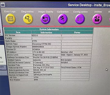 GE Discovery CT750 HD Upgraded to GSI