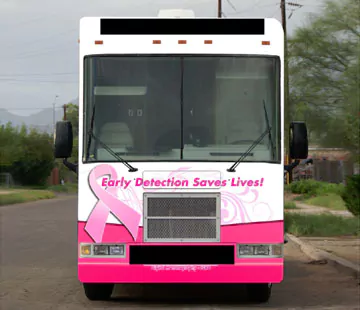 Mobile mammography coach