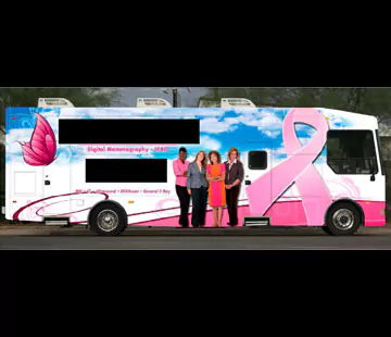 Mobile mammography coach