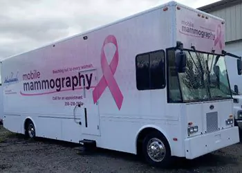 Mobile mammography coach