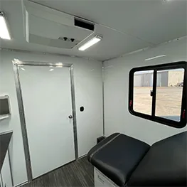 Tesco two room mobile medical trailer