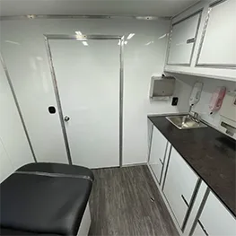 Tesco two room mobile medical trailer