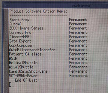 VCT RD Options List