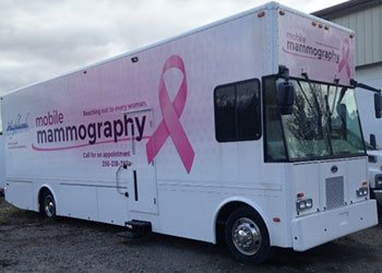 Mobile mammography coach